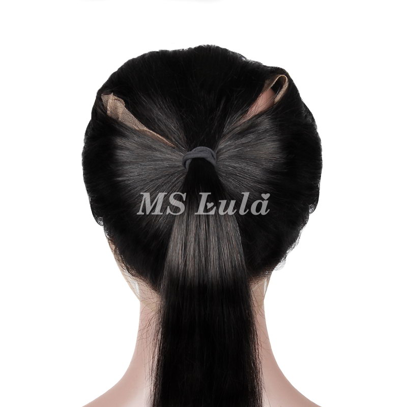 Virgin Hair Natural Straight 360 Lace Frontal Closure 22.5x4x2 With Adjustable Strap - 图片 4